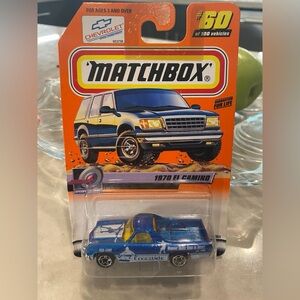 Match Blue Die-Cast Toy Car